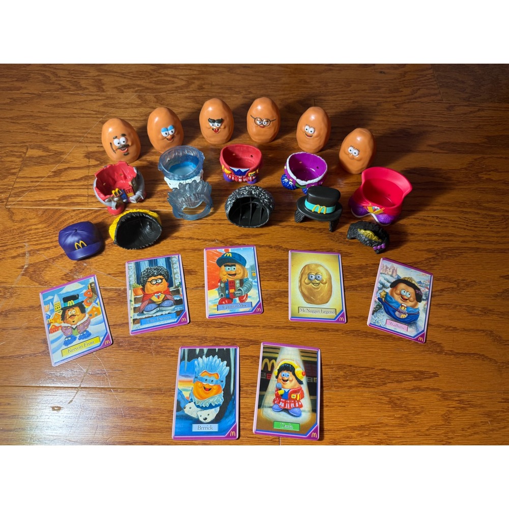 McDonalds McNugget Buddies Kerwin Frost Box 2023 Toys and Cards Lot of 6